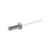 Aluminijaste odprte zakovice 4x12mm RAL 9010