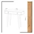 Hanah Home Dokka Komoda , Braon-Bela