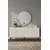 Hanah Home komoda Didema 180, 180 cm, bela / travertin