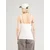 ONLY Top ONLSOFIE  pastelno rumena / bela