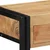 Vidaxl Konzolna miza Rjava 90 x 33 x 75 cm Masiven les akacije
