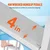 VEVOR Pristaniška lestev 4 stopnice 61x455x1525 cm aluminij