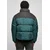 AOP Retro Puffer Jacket bottlegreen damast aop
