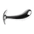 SuperLove Jewel Curved Anal Plug Set Silver-Clear Gem
