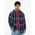 Tommy Jeans Srajca mornarska/kraljevo modra/rdeča/pegasto bela