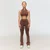 GymBeam Ženske bešavne hlače Fierce Brown XXL