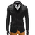 OMBRE CLOTHING muški kaput Augustino, crna, M