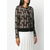 Lanvin - JL monogram cardigan - women - Brown