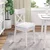 Jastučići za sjedenje 4 pcs Bijelo 40 x 40 x 12 cm tkanina