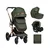 Kikka Boo Kolica Irene premium 3in1 set sa I-SIZE auto sedištem i tvrdom korpom Army Green