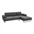 Atelier del Sofa Ugaona garnitura Antracit