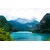 Slika naslikano gorsko jezero - 30x20
