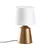 Opviq Stona lampa Drop-15497, Zlatno-bela