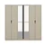 Hanah Home ormar sa ogledalom Lorin 21002, 214 cm, Beyrut