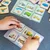 CLEVER KIDS Edukativna igra Drvene loto Transport