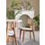 HANAH HOME Trpezarijski sto i stolice Pera White Natural