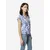 KOROSHI Bluza  modra / bela