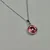 Alp Crystal Ženska ogrlica P1R12SIL, Roze
