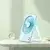 Aigostar - Stoni punjivi ventilator 5W/5V 3600mAh USB plavi