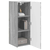 TV zidni ormar Siva Sonoma 30 x 31 x 80 cm Konstruirano drvo