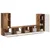 4 pcs Star les - vidaXL - Rjava - 71.64 - 98 x 31 x 29,5 cm - 2025-vidaXL-Uvoz_2