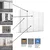 Novel omara Z DRSNIMI VRATI, barve grafita