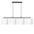Conceptum Hypnose Luster Valiz-4716, 120cm, 4xE27