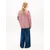 TOMMY HILFIGER Bluza Ess  ecru / češnjevo rdeča