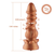 HiSmith HSA56 Spiral Grain Silicone Dildo KlicLok 8.46 Gold