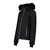CMP WOMAN JACKET ZIP HOOD, ženska skijaška jakna, crna 35W0236F