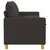Vidaxl Kavč Temno siva 156 x 81 x 87,5 cm Blago