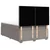 Vidaxl Box spring postelja z vzmetnico taupe 160x200 cm blago