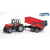 Bruder traktor s prikolicom, 67 cm, 02045