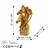 Aberto Design Dekorativna figura Yak-043-C, 30x61x30 cm
