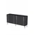 Hanah Home komoda Ilay 150, 150 cm, antracit / srebrna
