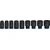 Bosch Set kovanih nasadnih ključeva 6 - 14mm, 1/4, 9 delova, PRO Impact Socket 2608003034