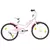 vidaXL Dječji bicikl 20 inča ružičasto-bijeli