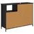 Kreveta Crni hrast 100 x 33 x 75 cm Konstruirano drvo