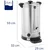 Dozator tople vode - 19,7 L - 2500 W - pladenj za kapljanje - srebrn