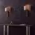 Endon 95449 - Zidna lampa 1xE27/10W/230V bež/mat hrom