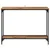 Konzolna stolica s policom Staro drvo 101 x 30.5 x 75 cm
