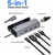 JSAUX USB-C 5-v-1 priklopna postaja HB0602