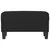 Klupa crna 70 x 35 x 41 cm od mikrovlakana