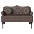 Vidaxl Chesterfield klop Rjava 120,5 x 65 x 75 cm Umjetno usnje