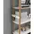 HANAH HOME Polica za knjige Rosa 6 Hrast White