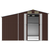 vidaXL Vrtna lopa rjava 277x279x179 cm pocinkano jeklo