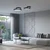 Sollux SL.1244 - LED stropno svetlo ONYX LED/32W/230V prečnik 40 cm crna