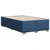 Vidaxl Box spring postelja z vzmetnico modra 120x190 cm blago