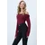 Trend Alacati Stili Ženska bluza Alc-X14557, Bordo