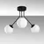 Opviq Luster Orion-13955, 56cm, IP20, Belo-crni